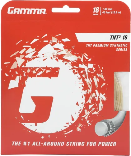 Vista 3 de GAMMA Sports TNT2 Tennis Strings, Exceptional Playability Using The Patented TNT2 Parent
