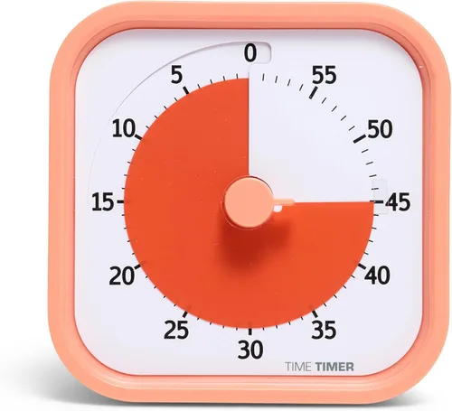 TIME TIMER Home MOD - Temporizador visual de 60 minutos para niños Edición Hogar - Para suministros de educación en casa Herramienta de estudio,