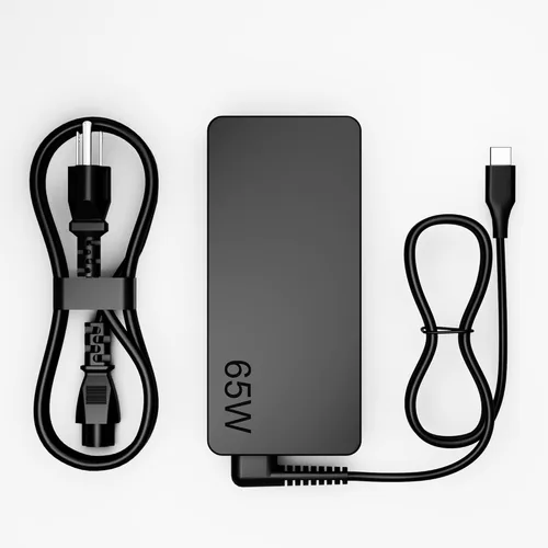 Cargador de portátil USB C de 65 W compatible con Lenovo ThinkPad X280 X380 X390 L390 E480 E495 E580 E590 T480 T490 T580 Yoga L13 7i C740 920 C930